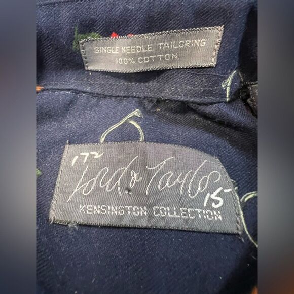 Vintage Lord & Taylor Kensington Collection Men's Button-Down Shirt - Picture 6 of 8